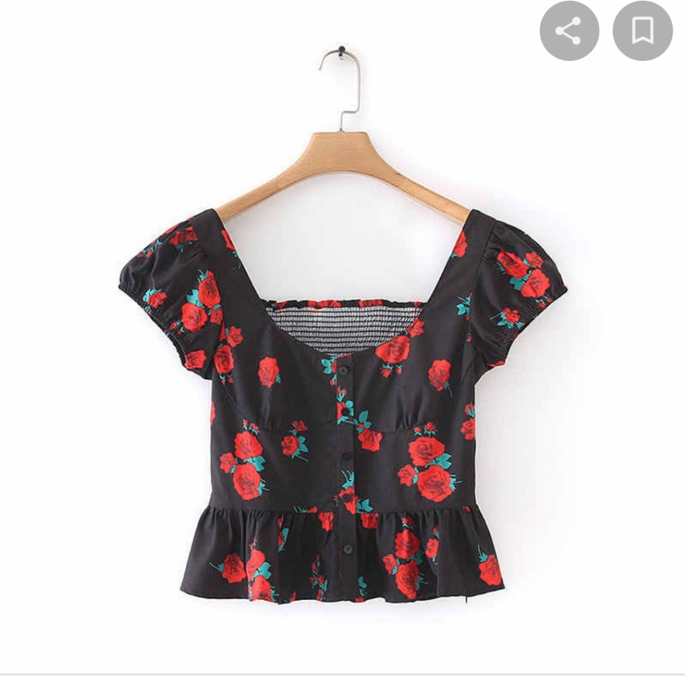 🌹Becaal (urban outfitters)rose top🌹
